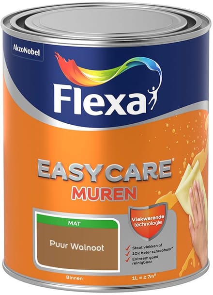 Flexa - Easycare Muren - Puur Walnoot - Mengverf - 1 L