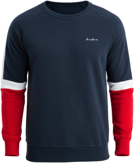OMBRE Sweater - Regular Fit - Katoen - Lange Mouw Marine M
