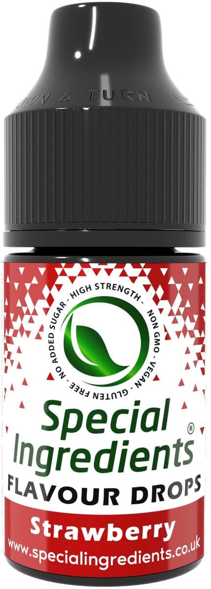 Aardbeien Smaak Druppels - 1 l - Smaakdruppels - Flavour Drops - Moderne Gastronomie - Moleculair Koken - Hersluitbare Pot - Recycled Plastic