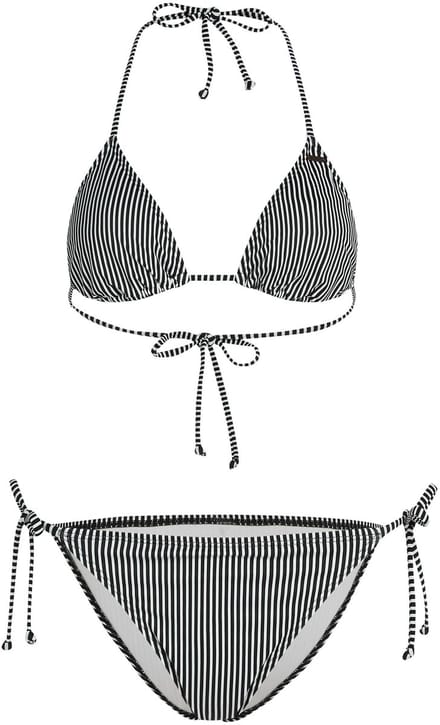 O'Neill Dames Bikini Set Capri Bondey Zwart/Wit Gestreept - Maat 42
