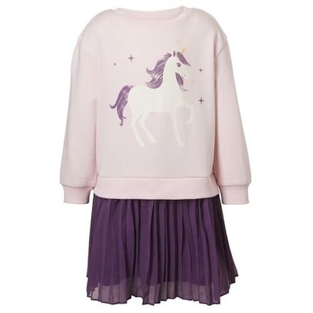 LUPILU Kinder jurk (Lila, 98/104)