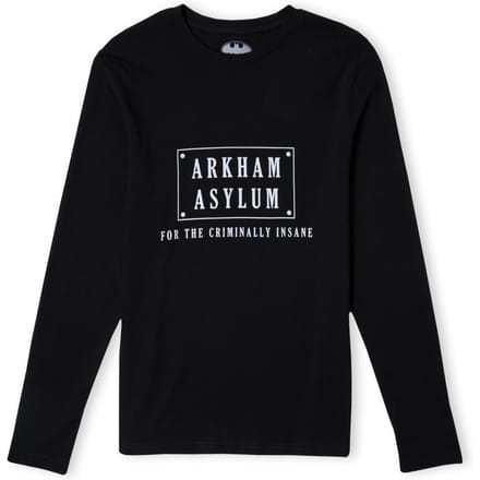 Batman Villains Arkham Asylum Unisex Long Sleeve T-Shirt - Zwart - M