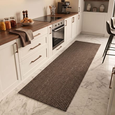 FLOORDIREKT Keukenloper - Tapijtloper - Granada - Beige - 80 x 200 cm