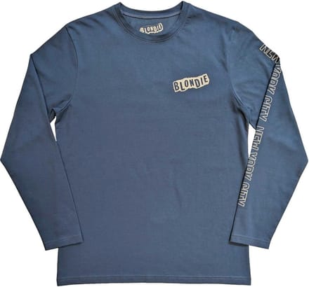 Blondie - NYC '77 Longsleeve shirt - 2XL - Blauw