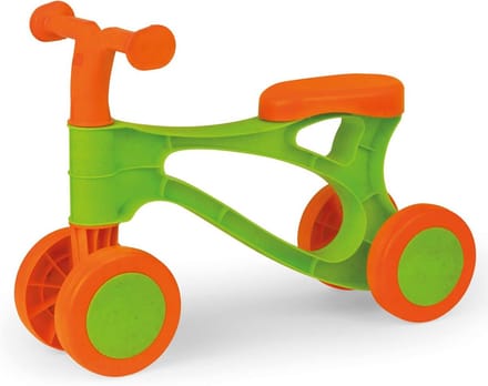Loopstep voor kinderen - Zitroller - Balans trainen - 4-wiel ontwerp - ca. 48 cm - Groen oranje