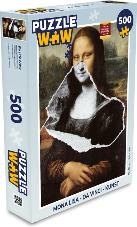 Puzzel Mona Lisa - Da Vinci - Kunst - Legpuzzel - Puzzel 500 stukjes