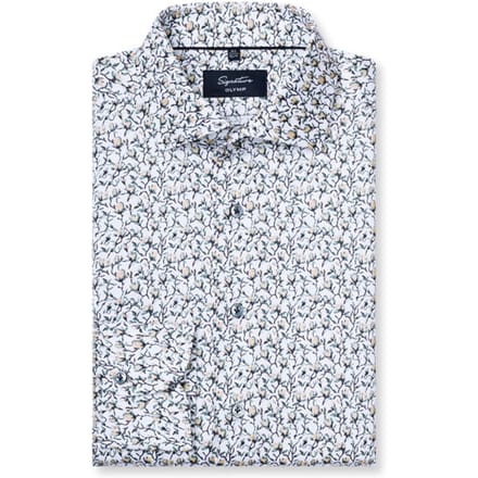 OLYMP Signature Overhemd, Tailored Fit, Signature Kent, Wit