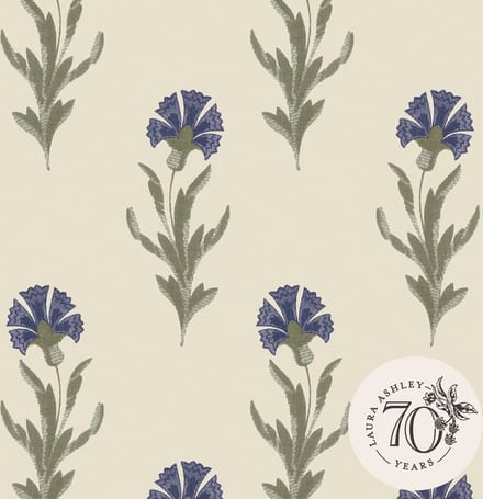 Laura Ashley Dandelion Behang - Bloemen - 10mx52cm - Paars