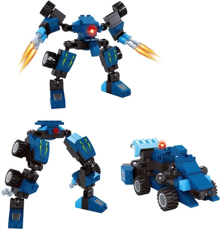 Bouwset Titan Transformeer Blauw - 71dlg.