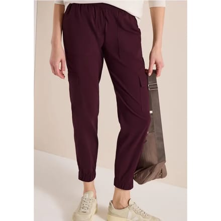 Mid Waist Slim Legs broek in cargo-look