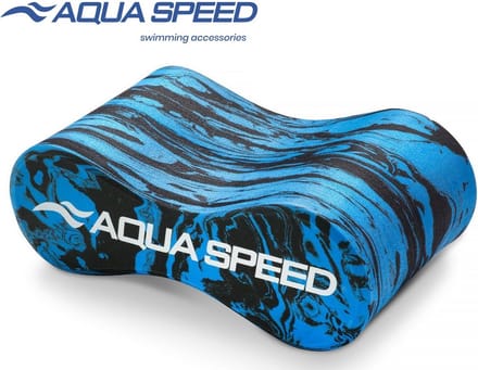 Aqua Speed SWIRL Pull Buoy - Optimaliseer je Bovenlichaam training tijdens het Zwemmen - Blauw