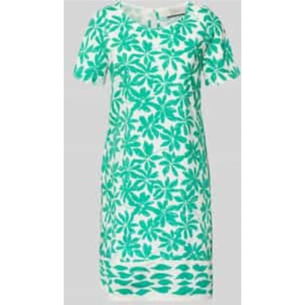 relaxed fit jurk met floraal all-over print