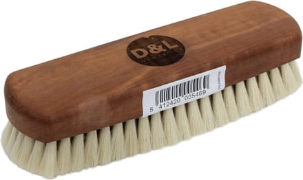 D&L Schoen Opblinkborstel - Pear Wood Oiled - Licht Geitenhaar
