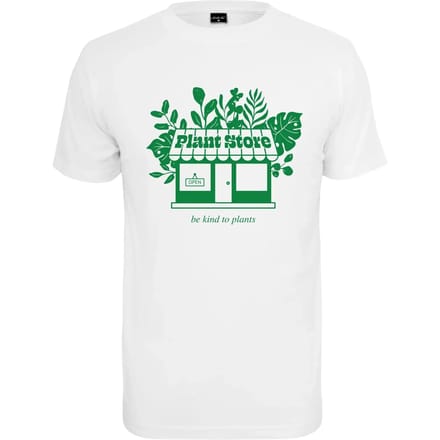 Mister Tee - Plant Store Unisex T-shirt - S - Wit