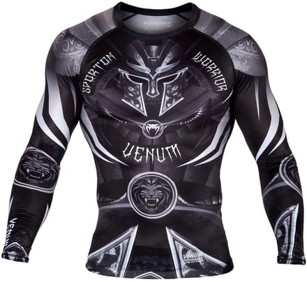 Venum Kleding Gladiator 3.0 Rashguard L/S Zwart Wit - M