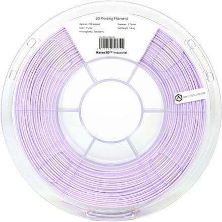 RAISE3D PMRA-1000 Industrial PPA Support Filament PPA Support 1.75 mm 1000 g Lila 1 stuk(s)
