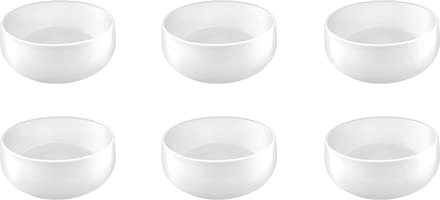 Medard de Noblat - Yaka White - Kom 13 cm - 6 delig - Porselein