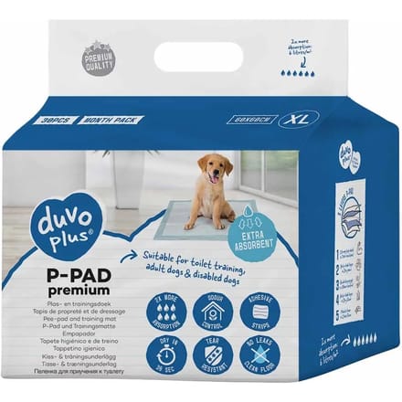 Duvo+ P-Pad premium XL - 60x60cm 30 Stuks