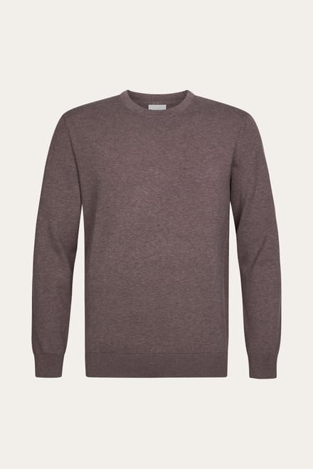 Profuomo Profuomo Pullover Crew Neck Aubergine  L