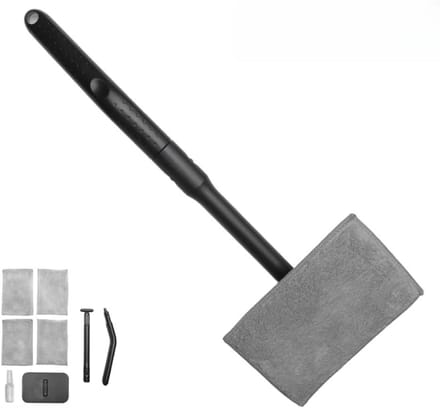 Auto Glas Reiniger - Ontdooier Kit - Helder Zicht - Draaibare Kop - 24 x 11 cm - Grijs