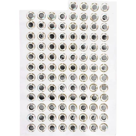 100 stuks 10mm Kunstmatige Visogen Visogen Sticker Visaccessoires Tackle Vislokmiddel white
