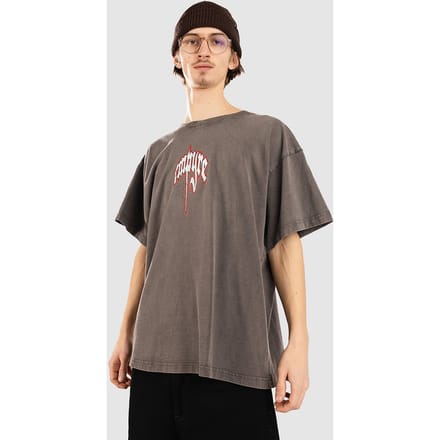 Empyre Leave Me Alone Boxy T-Shirt grijs