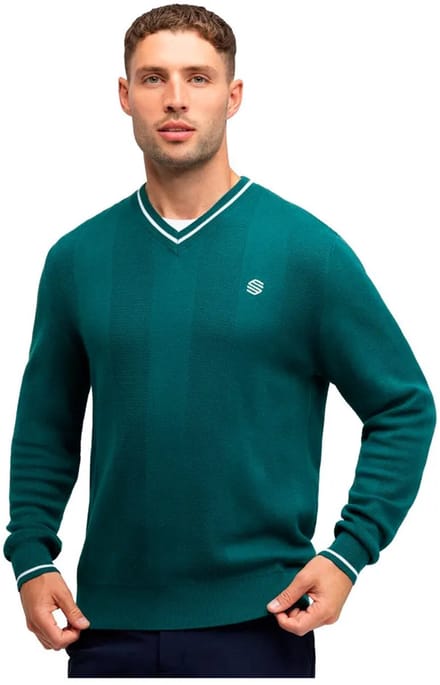 Siroko Hagen Trui Met V-hals Groen XL Man