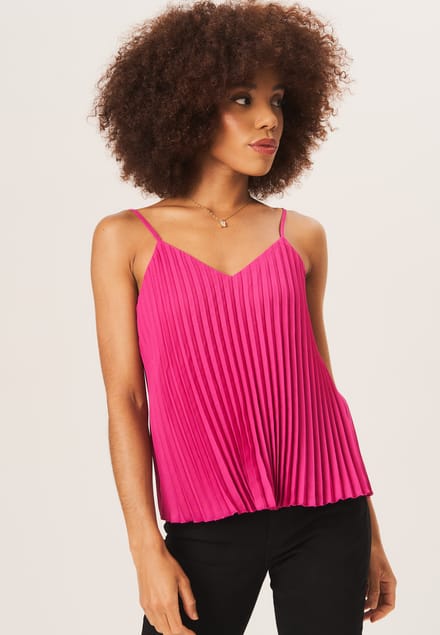 Geplooide Cami-top met bandjes