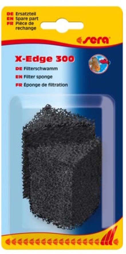 Sera ERS X-Edge 300 filterspons vervangset | 2 stuks | voor hoekfilter