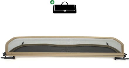 Windscherm Peugeot 207 CC | 2006-2015 | incl. luxe opbergtas | Beige