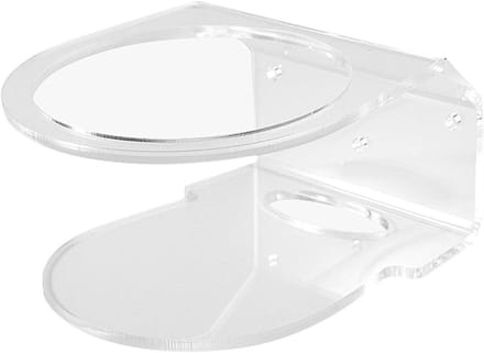 Router Wandhouder - Router Mount - Netwerk Organisatie - Opgeruimd Bureau - 15.5 cm - Transparant