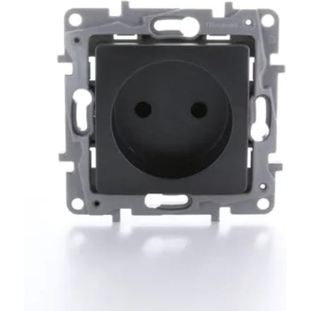 Legrand Stopcontact Niloe Inbouw 2-polig Antraciet