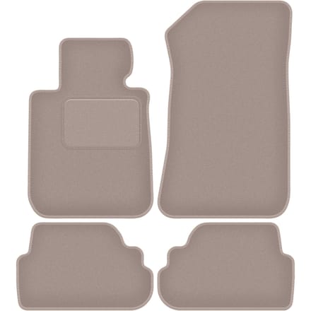 Beige veloursmatten voor: BMW 1 E88 cabriolet (2004-2011)