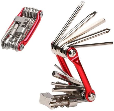 Dailygoody - 11-in-1 multifunctioneel fietsreparatietool - Compact en