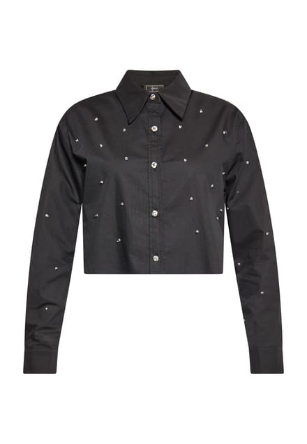 Faina overhemdblouse Dames zwart