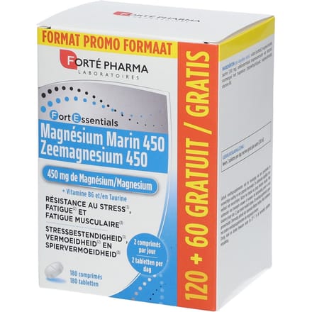 Forté Pharma Zeemagnesium 450 + 60 GRATIS 180 Tabletten