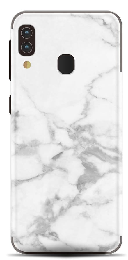 My Style Telefoonsticker PhoneSkin For Samsung Galaxy A20e White Marble