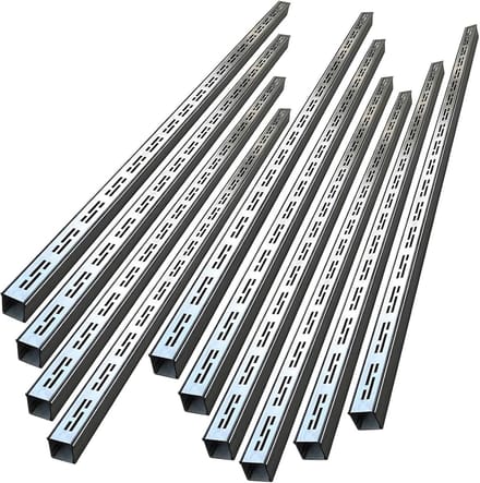 Drainage Kit - Afvoergoot - Wateroverlast Voorkomen - Flexibel En Scheurvast - 10 Stuks - Zilver