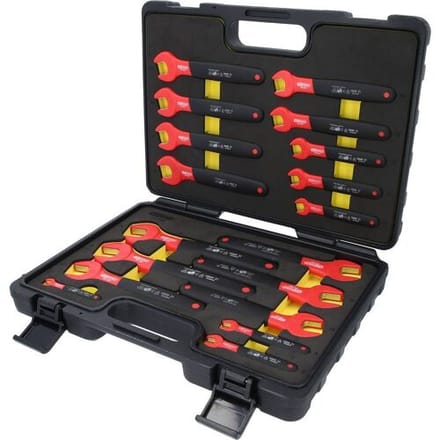 KS TOOLS 18-delige steeksleutelset met beschermende isolatie - 11...