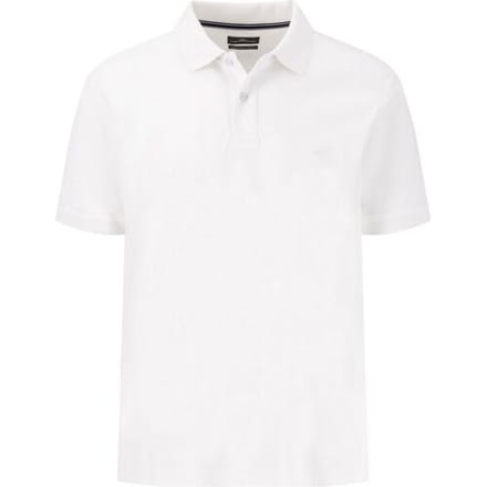Fynch-Hatton Polo Interlock Uni Color Cotton Wit / male