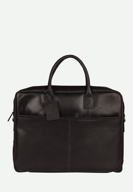 Burkely Fundamentals Vintage Max Worker 17" - Laptoptas - Volwassenen - Zwart