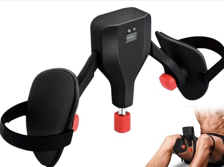 Dij Trainer - Heup Trainer - Thuis Krachttraining - Verstelbare Weerstand - 18cm Hoog - Zwart
