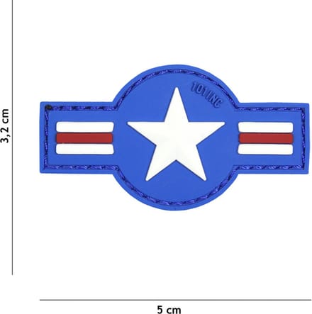 101 Inc Embleem 3D Pvc U.S. Air Force Blauw  18072