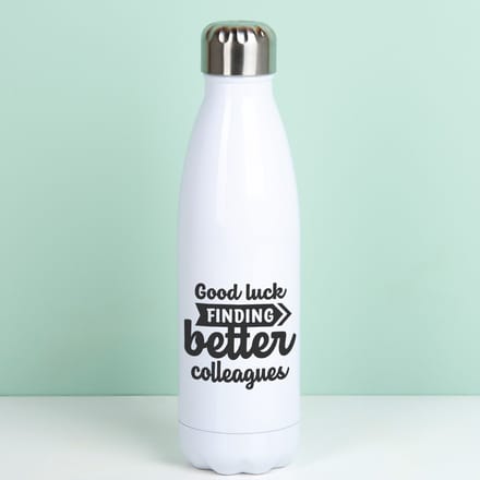 Thermosfles Better Colleagues - Wit van Ditverzinjeniet.nl