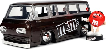 Jada Toys M&Ms Red 1965 Ford Econoline Van 1:24