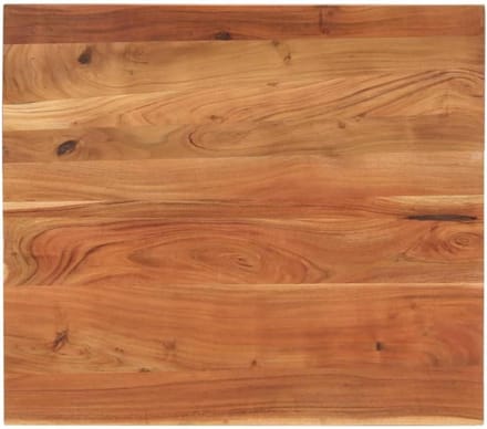 Tafelblad - Houten blad - Meubelprojecten - Massief acaciahout - 90 x 80 cm - Natuurlijk