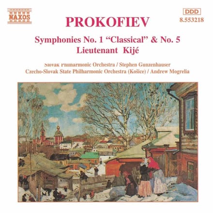 Czecho-Slovak State Philharmonic Orchestra, Andrew Mogrelia - Prokofiev: Symphonies 1 & 5 (CD)