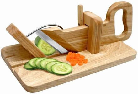 FIH 235 Guillotine - Saucisson Snijder met Houten Handvat Bread Slicer