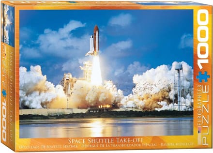 Puzzel 1000 Stukjes - Ruimteshuttle Lancering - Uitdagend Puzzel voor Volwassenen