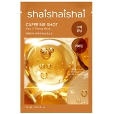 shaishaishai - CAFFEINE SHOT Vita C Toning Mask 25ml x 1 sheet